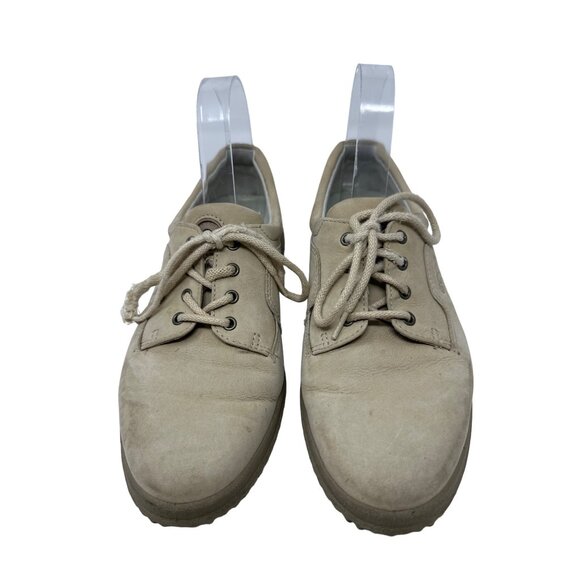 Ecco Soft Women's Tan Suede Comfort Shoes Size 39 US 8-8.5 - Picture 7 of 16